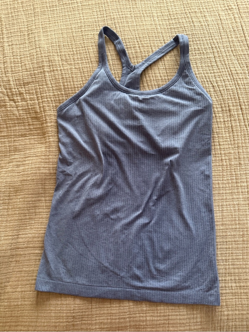 lululemon athletica Ribbed Racerback Tank - Blue Gray